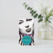 低俗なBitsch: レトロの魅力の女の子 名刺 (スタンド正面)