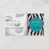 低俗なBitsch: レトロの魅力の女の子 名刺 (裏面)