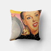 低俗なBitsch: ヴィンテージの主婦のグラフィック クッション (裏面)