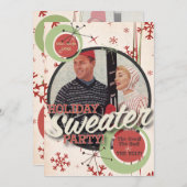 低俗なBitsch: 休日のセーターのパーティー! 招待状 (正面/裏面)