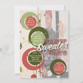 低俗なBitsch: 休日のセーターのパーティー! 招待状 (裏面)