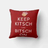 低俗なBitsch©: 低俗、花飾りがあって下さい! クッション (裏面)