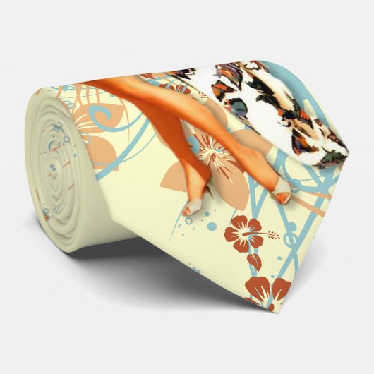 低俗なBitsch: 入れ墨Tiki! ネクタイ (ロール)