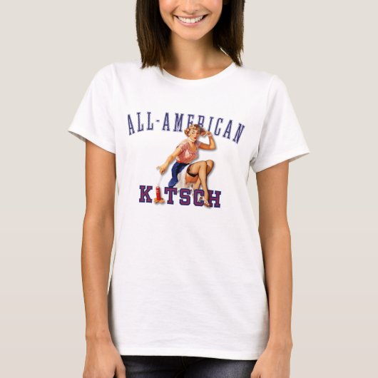 低俗なBitsch: 全米の駄作 Tシャツ (正面)