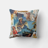 低俗なBitsch: 女性のカーボーイはNo.1及びNO 2をPin持ち上げます クッション (裏面)