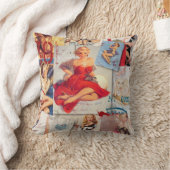 低俗なBitsch: 愛Pinのコラージュ1 クッション (ブランケット)