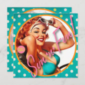 低俗なBitsch: 日曜日「n」のおもしろい 招待状 (正面/裏面)