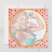 低俗なBitsch: 日曜日「n」のおもしろい 招待状 (裏面)