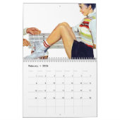 低俗なBitsch: 生きているレトロの月例カレンダー カレンダー (2月 2026)