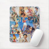 低俗なBitsch: 破壊された女性のカーボーイはNo.1をPin持ち上げます マウスパッド (マウス)