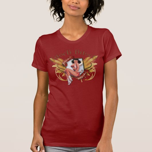 低俗なBitsch: Kowgirl Kutie Pin Tシャツ (正面)