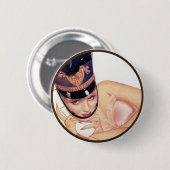 低俗なBItsch: Pinポートレート 缶バッジ (正面&裏面)