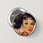 低俗なBItsch: Pinポートレート 缶バッジ (正面&裏面)