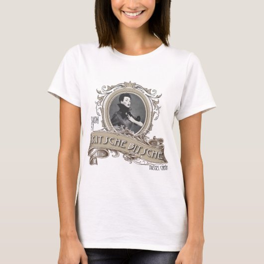 低俗なBitsch: Salon du Kitsche Bitsche Tシャツ (正面)