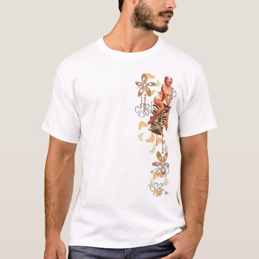 低俗なBitsch: Tikiの女神 Tシャツ (正面)