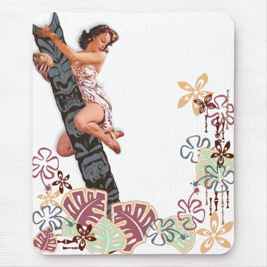 低俗なBitsch: Tikiの木の上! マウスパッド (正面)