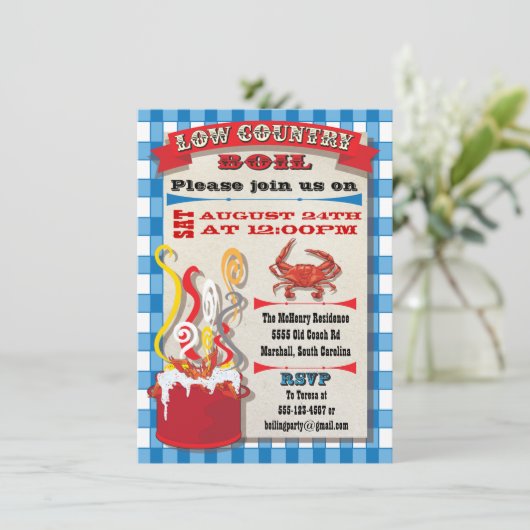 低国沸騰パーティの招待状 招待状 (スタンド正面)