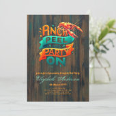 低国産のザリガニのパーティー 招待状 (スタンド正面)