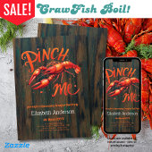 低国産のザリガニのパーティー 招待状