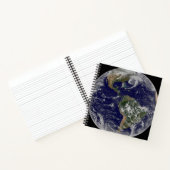 低圧システムを示す全地球。 ノートブック (内部)