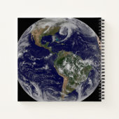 低圧システムを示す全地球。 ノートブック (裏面)