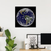 低圧システムを示す全地球。 ポスター (ホームオフィス)