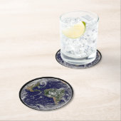 低圧システムを示す全地球。 ラウンドペーパーコースター (インサイチュ)