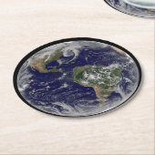 低圧システムを示す全地球。 ラウンドペーパーコースター (アングル)