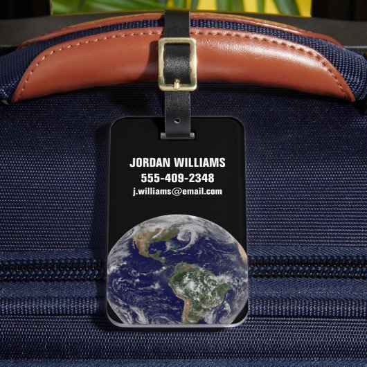 低圧システムを示す全地球。 ラゲッジタグ (正面インサイチュ2)