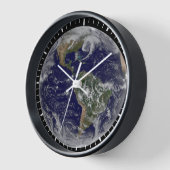 低圧システムを示す全地球。 壁時計 (傾斜)