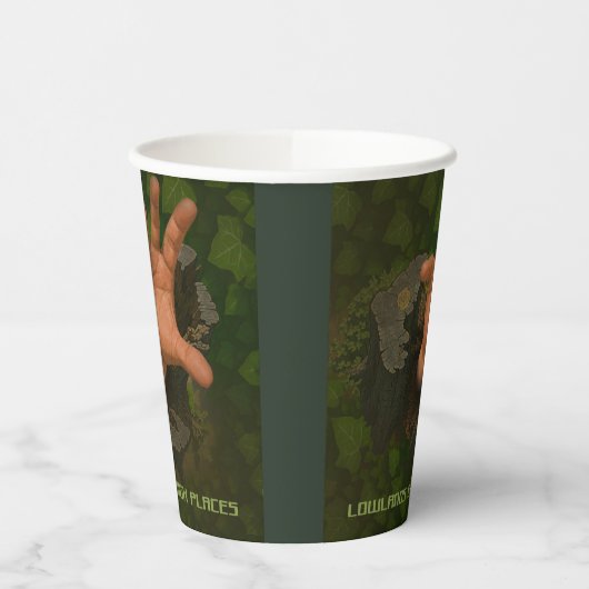 低地と高地 紙コップ (左)