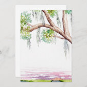 低地の招待状または日程を保存 招待状 (正面/裏面)