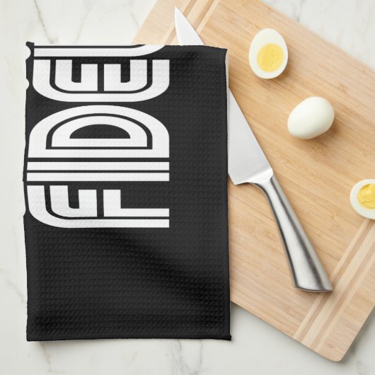 低忠実度 キッチンタオル (四つ折り)