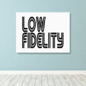 低忠実度 キャンバスプリント (インサイチュ (ウッドフロア))