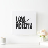 低忠実度 スクエア壁時計 (ホーム)