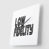 低忠実度 スクエア壁時計 (傾斜)