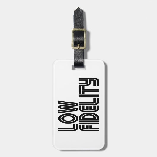 低忠実度 ラゲッジタグ (正面縦)