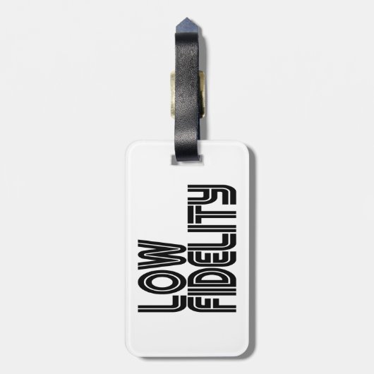 低忠実度 ラゲッジタグ (裏面縦)