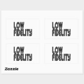 低忠実度 長方形シール (シート)