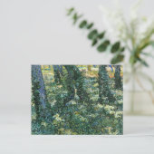 低成長の木々ウッズビンセント・ヴァン・ゴッホ ポストカード (スタンド正面)