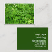 低成長、ミニフォト 名刺 (正面/裏面)