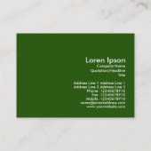 低成長、ミニフォト 名刺 (裏面)