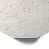 低木によって遮られた海の景色 ポスター (角)