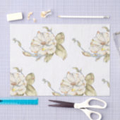 低木バラデザインオンティッシュペーパー 薄葉紙 (クラフト)