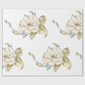 低木バラ\ ラッピングペーパー (フラット)