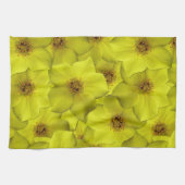 低木状のシニーフォイルのシームレスパターン キッチンタオル (横)