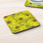 低木状のシニーフォイルのシームレスパターン コースター (左側)