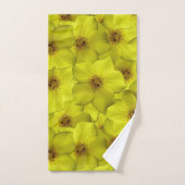 低木状のシニーフォイルのシームレスパターン バスタオルセット (ハンドタオル)