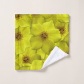 低木状のシニーフォイルのシームレスパターン バスタオルセット (ウォッシュタオル)