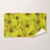 低木状のシニーフォイルのシームレスパターン バスタオルセット (ハンドタオル)